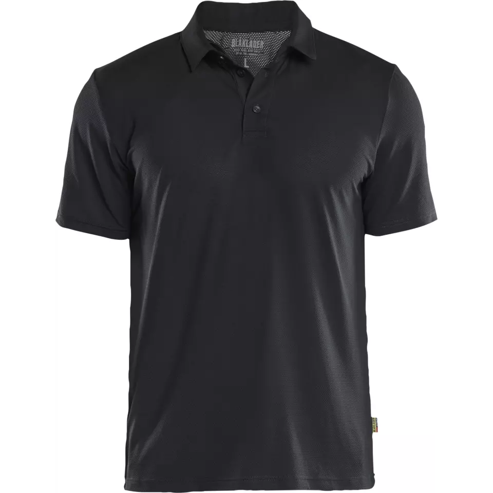 Blåkläder 341611269900, Functional UV Protection Polo Shirt, Black, image 1, gallery thumbnail