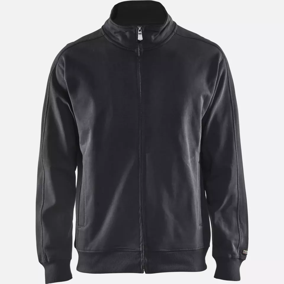 Blaklader 334910489900, Zip Sweatshirt, Black, image 1, gallery thumbnail