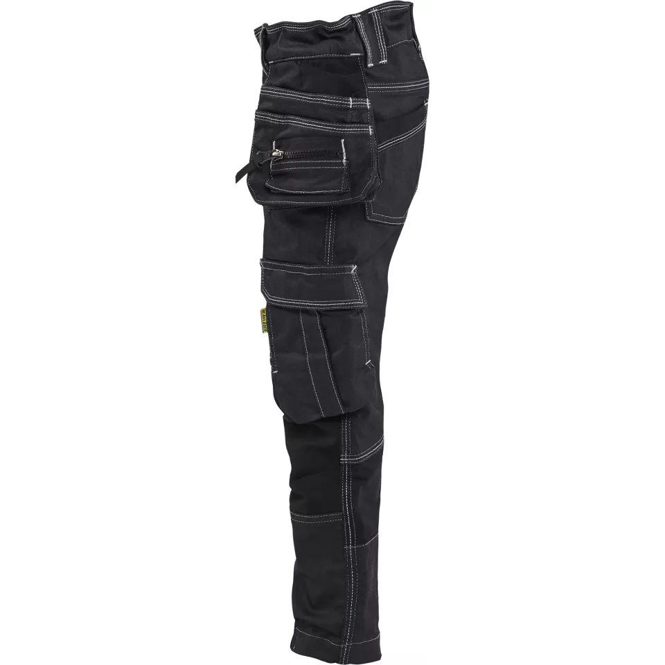 Blaklader 522511478999, X1900 Kinder Handwerker Arbeitshose Stretch, Marineblau/Schwarz, image 3, gallery thumbnail