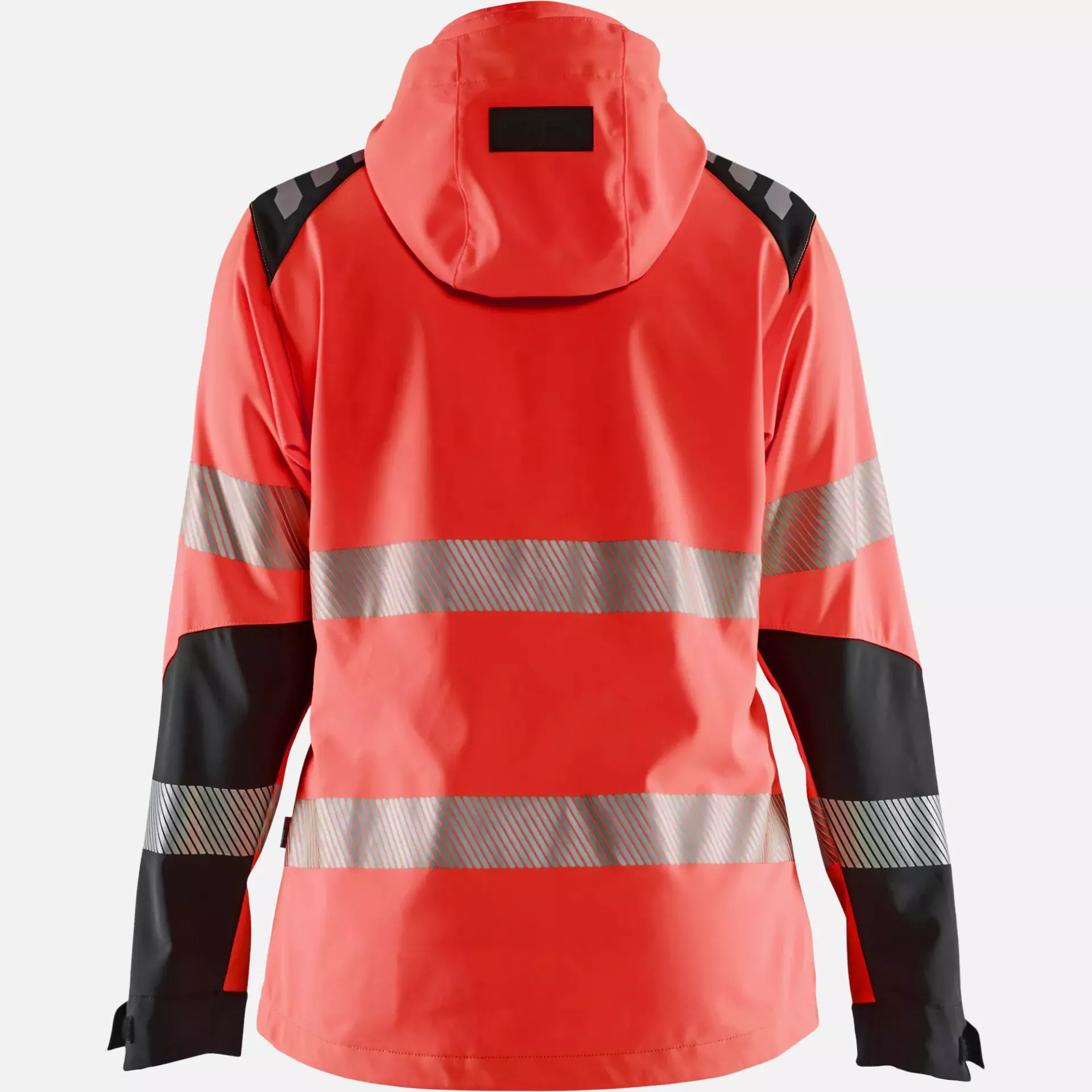 Blaklader 479125135599, High Vis Ladies Softshell Jacket, Red/Black, image 4