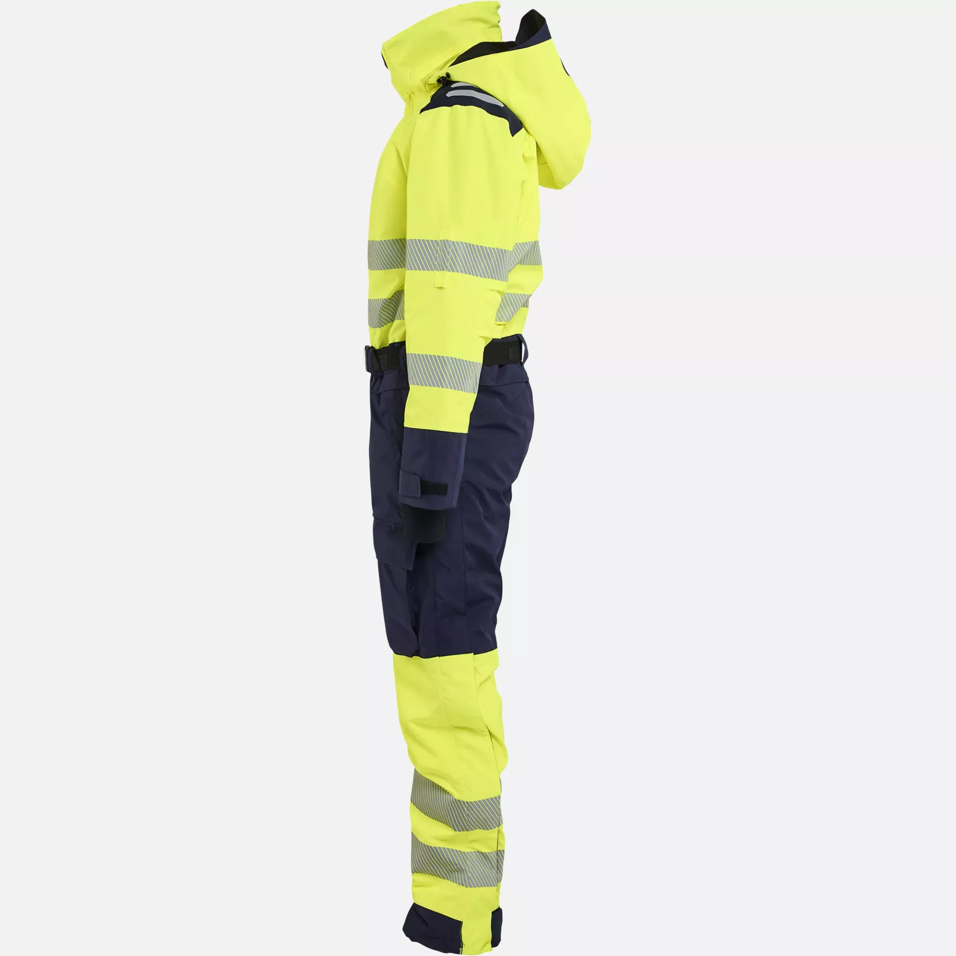 Blaklader 672619773389, Ladies High Vis Winter Coverall, High Vis Yellow/Navy, image 3