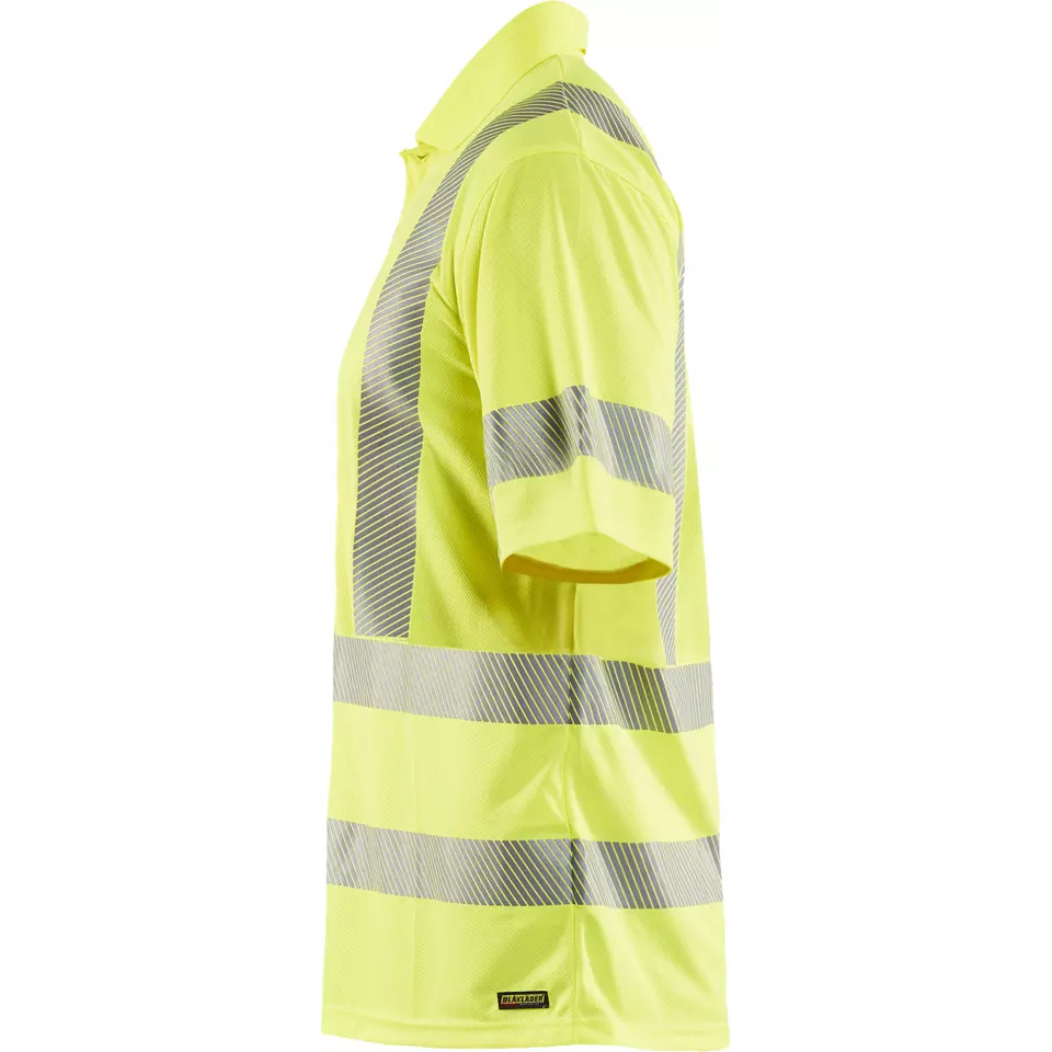 Blåkläder 342810133300, High Vis UV Protection Polo Shirt, Yellow, image 3, gallery thumbnail