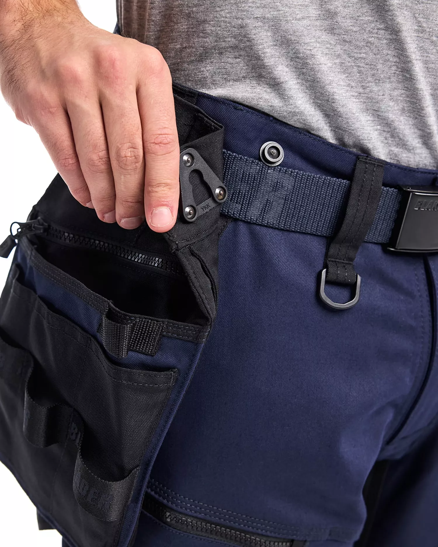 Blaklader 197011498699, STRIKER Stretch Craftsman Work Trousers, Dark Navy/Black, image 10