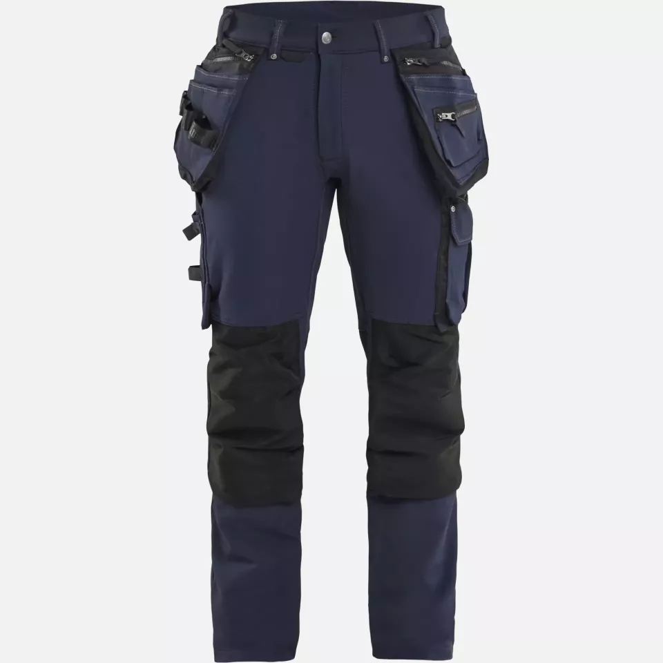 Blaklader 199816448699, X1900 4-Way Stretch Craftsman Work Trousers, Dark Navy/Black, image 1, gallery thumbnail