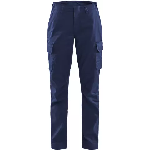 Blaklader Ladies Stretch Industry Work Trousers, Navy/Royal Blue