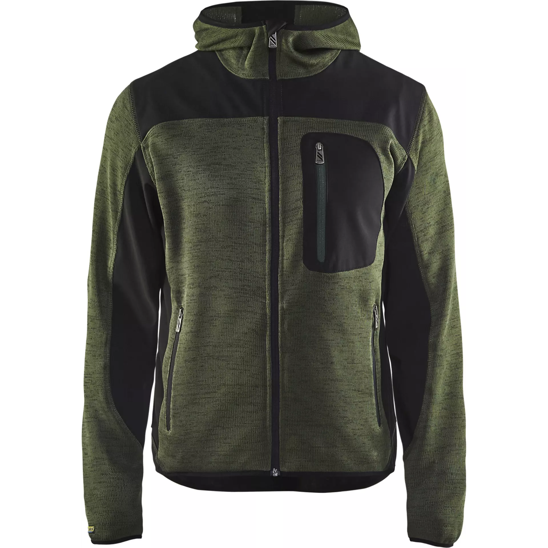 Blaklader 493021174699, Softshell Knit Jacket, Army Green/Black