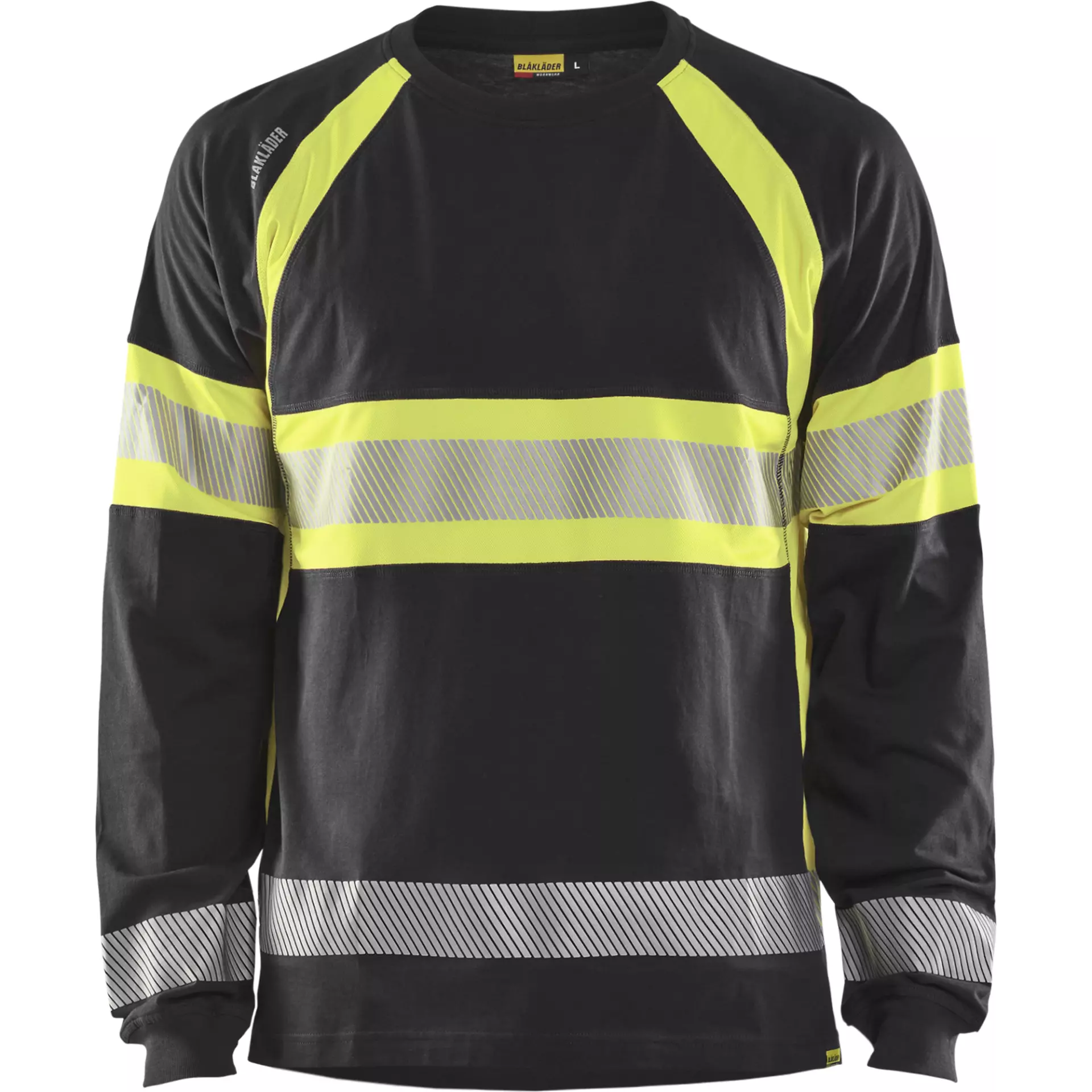 Blaklader 351010309933, Long Sleeve High Vis Shirt, Black/Yellow