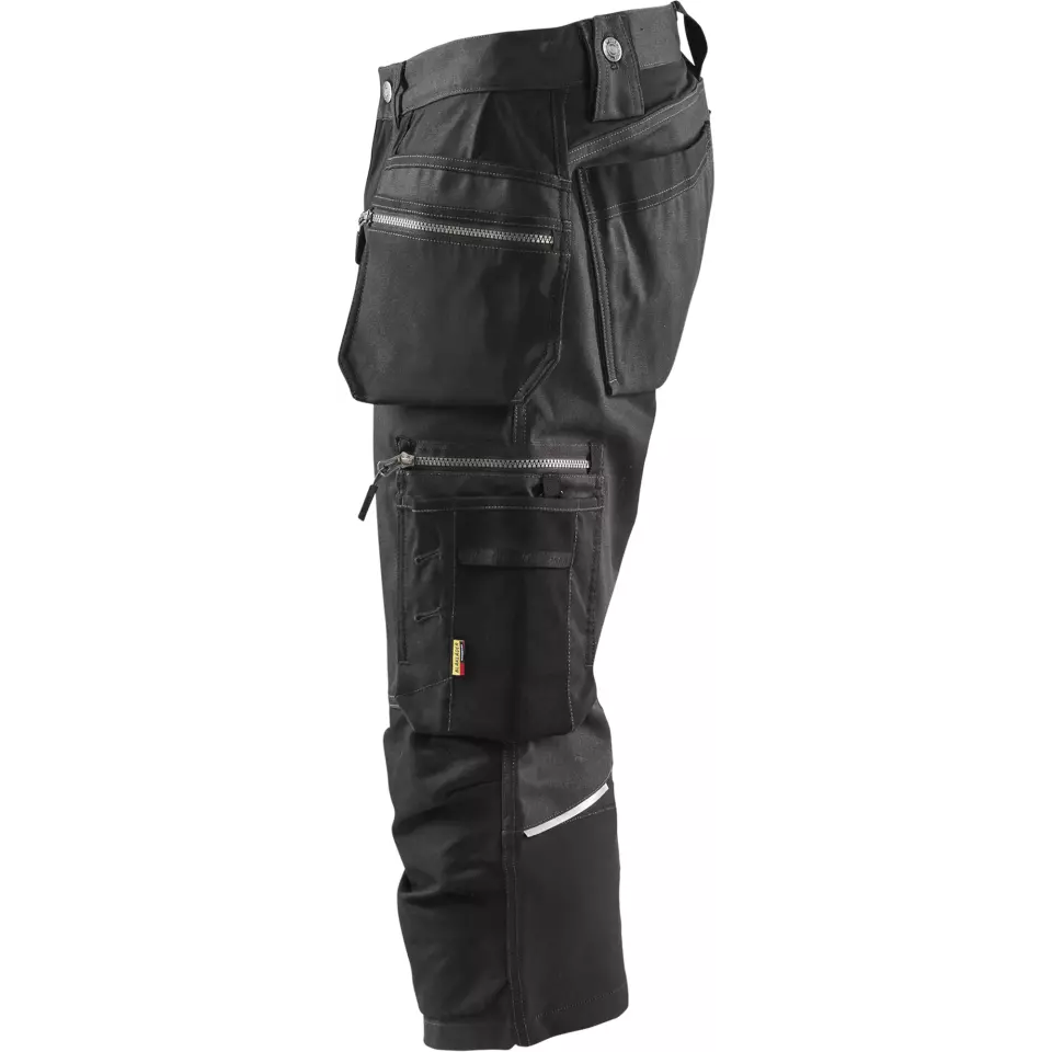 Blaklader 159713439900, Stretch Pirate Pants, Black, image 3, gallery thumbnail