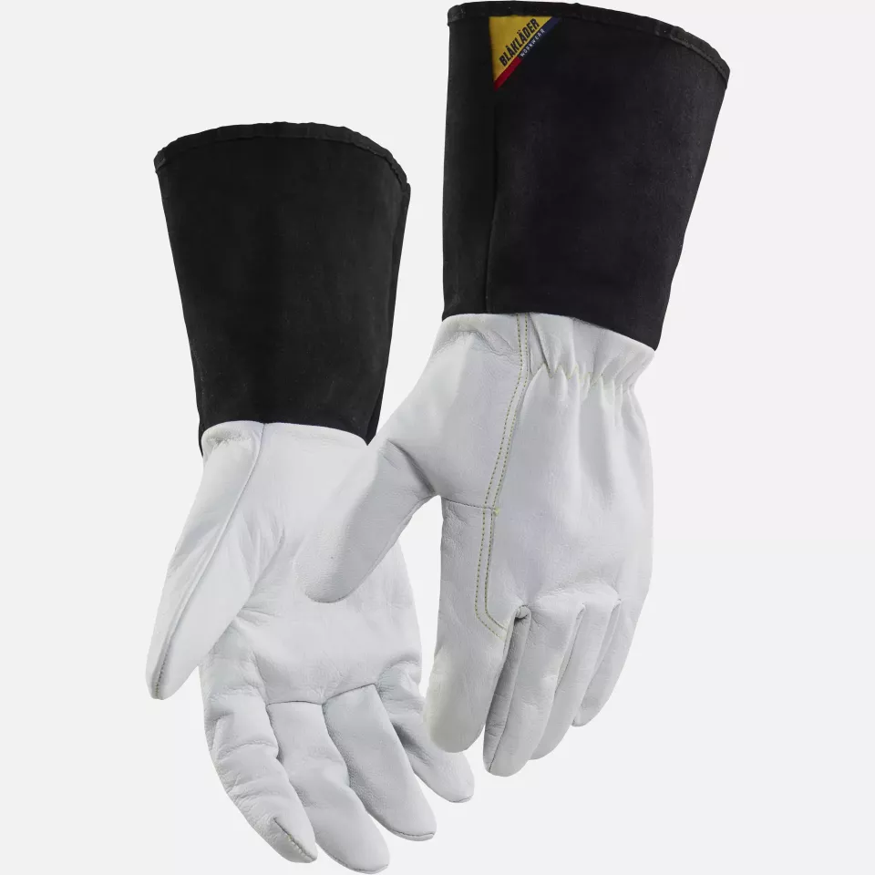 Blaklader 283914601098, Welding Glove, White/Dark Grey, image 1, gallery thumbnail