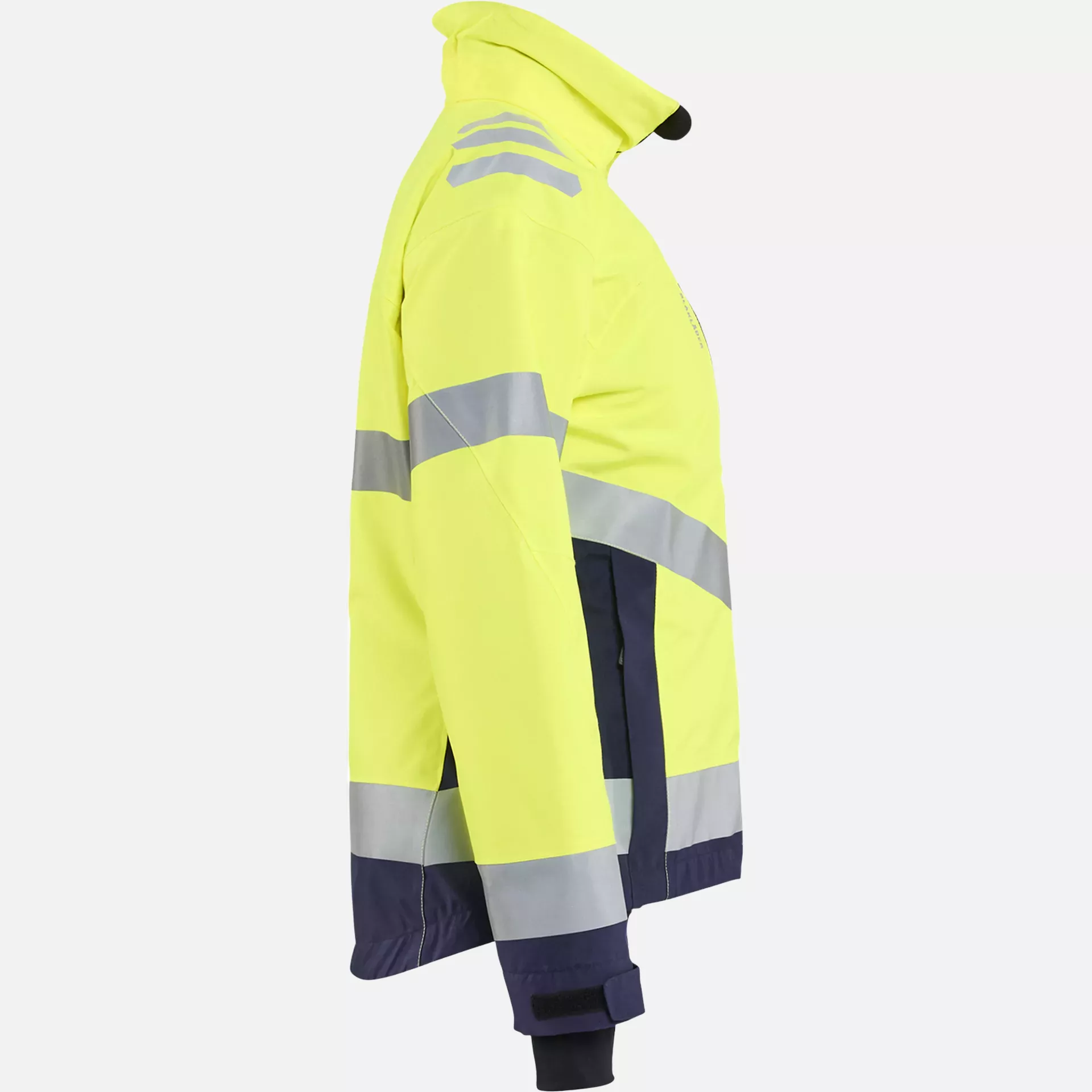 Blaklader 476219773389, Women's High Vis Winter Jacket Lightly Lined, High Vis Yellow/Navy Blue, image 2