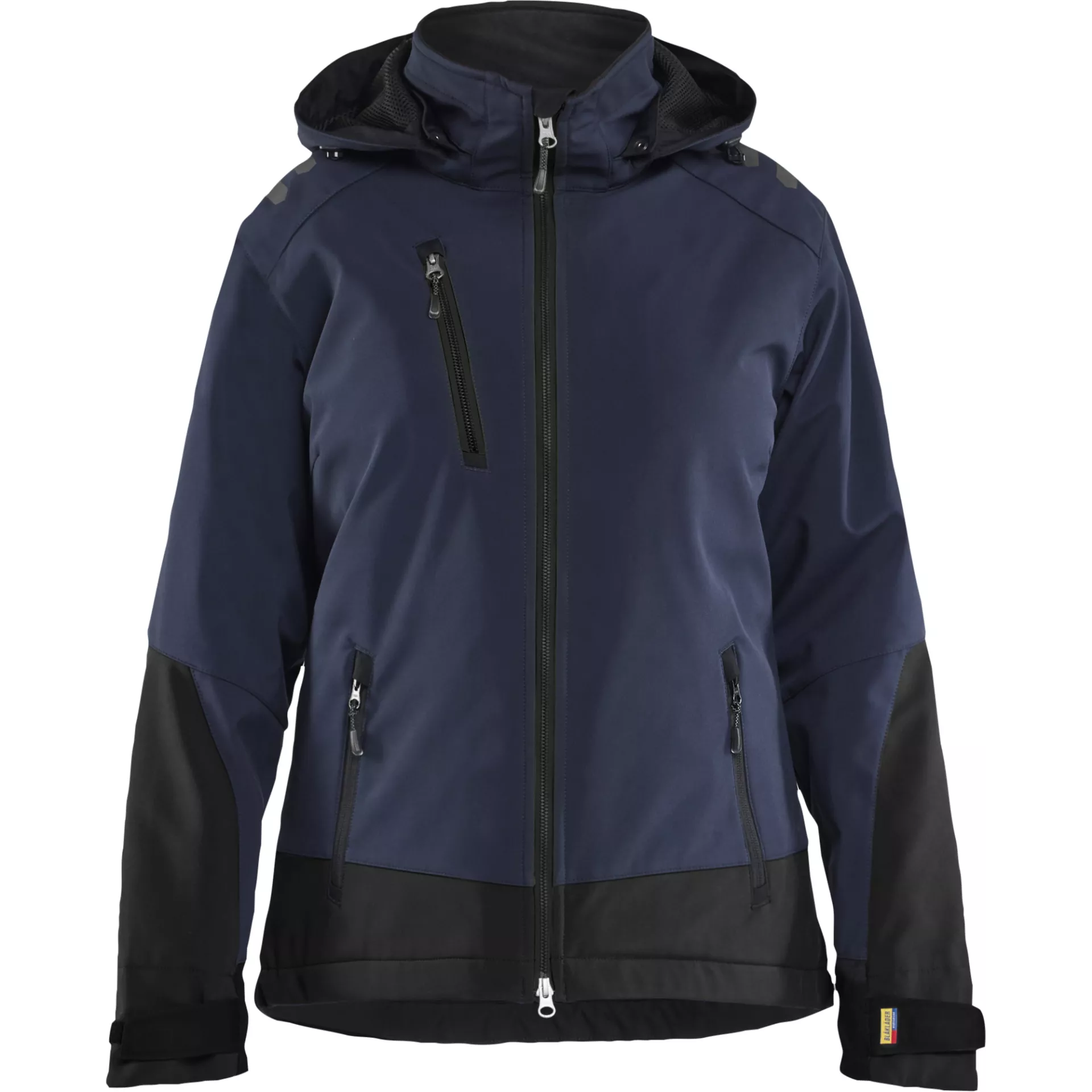 Blaklader 475125138699, Ladies Softshell Winter Jacket Lightly Lined, Dark Navy/Black