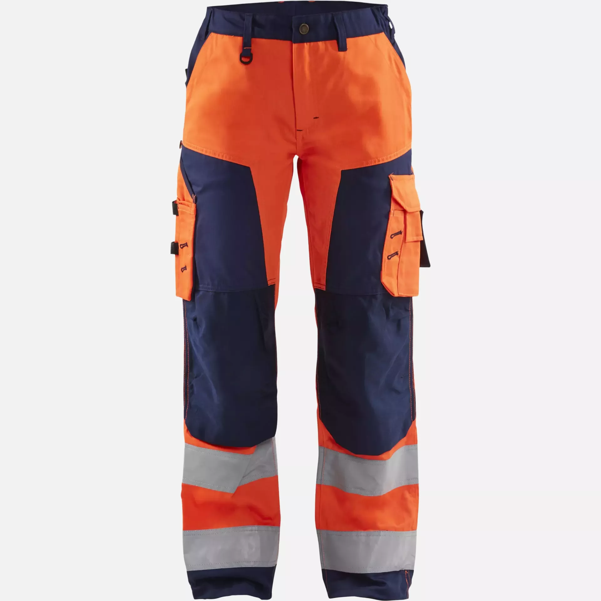 Blaklader 715518115389, High Vis Damen Arbeitshose, Orange/Marineblau, image 1