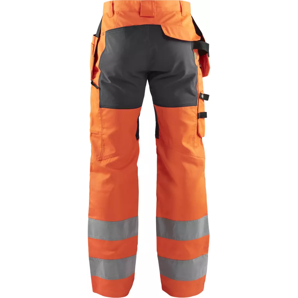 Blaklader 155218115396, High Vis Stretch Arbeitshose, Orange/Mittelgrau, image 3, gallery thumbnail
