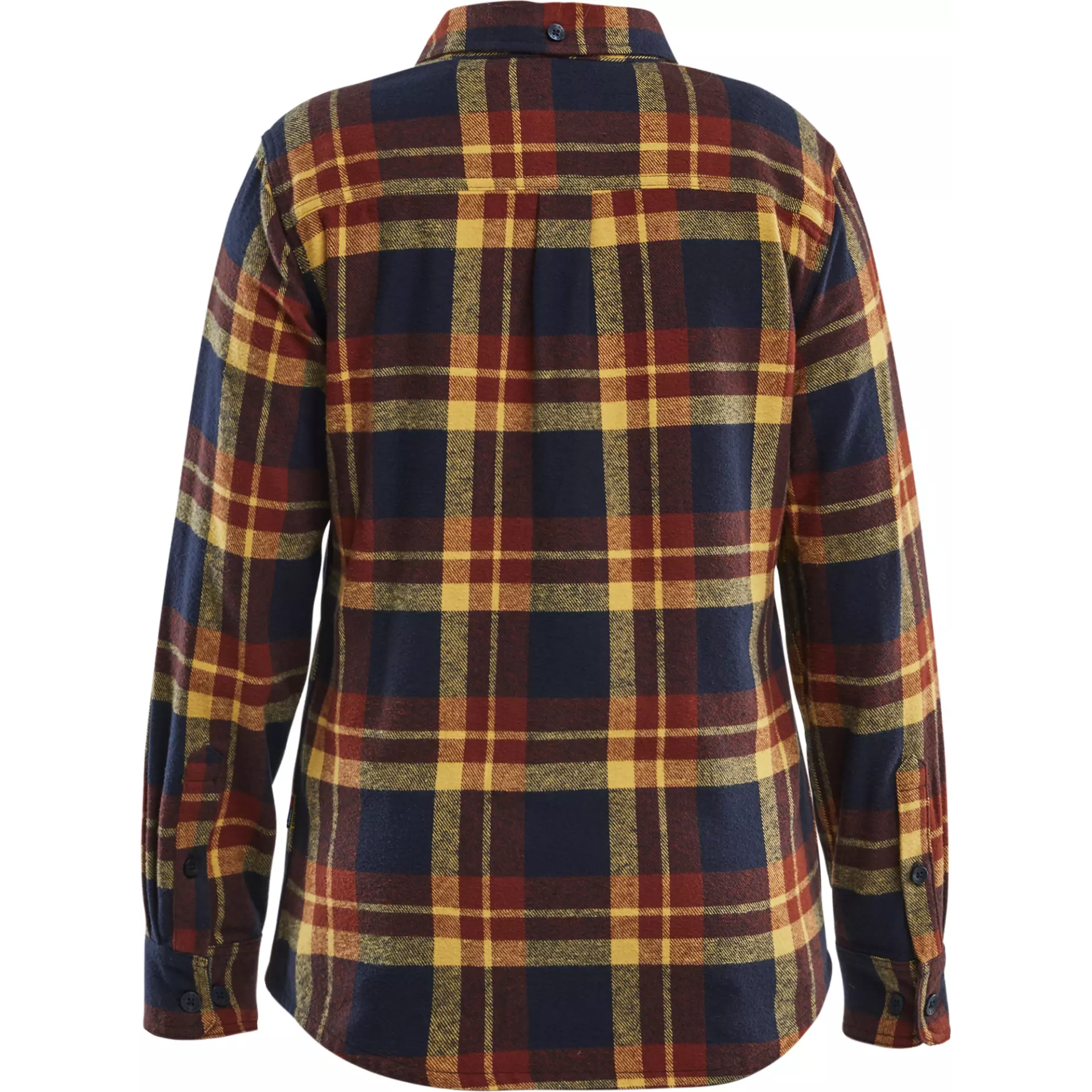 Blaklader 321811685986, Damen Flanellhemd, Rostrot/Dunkelblau, image 4