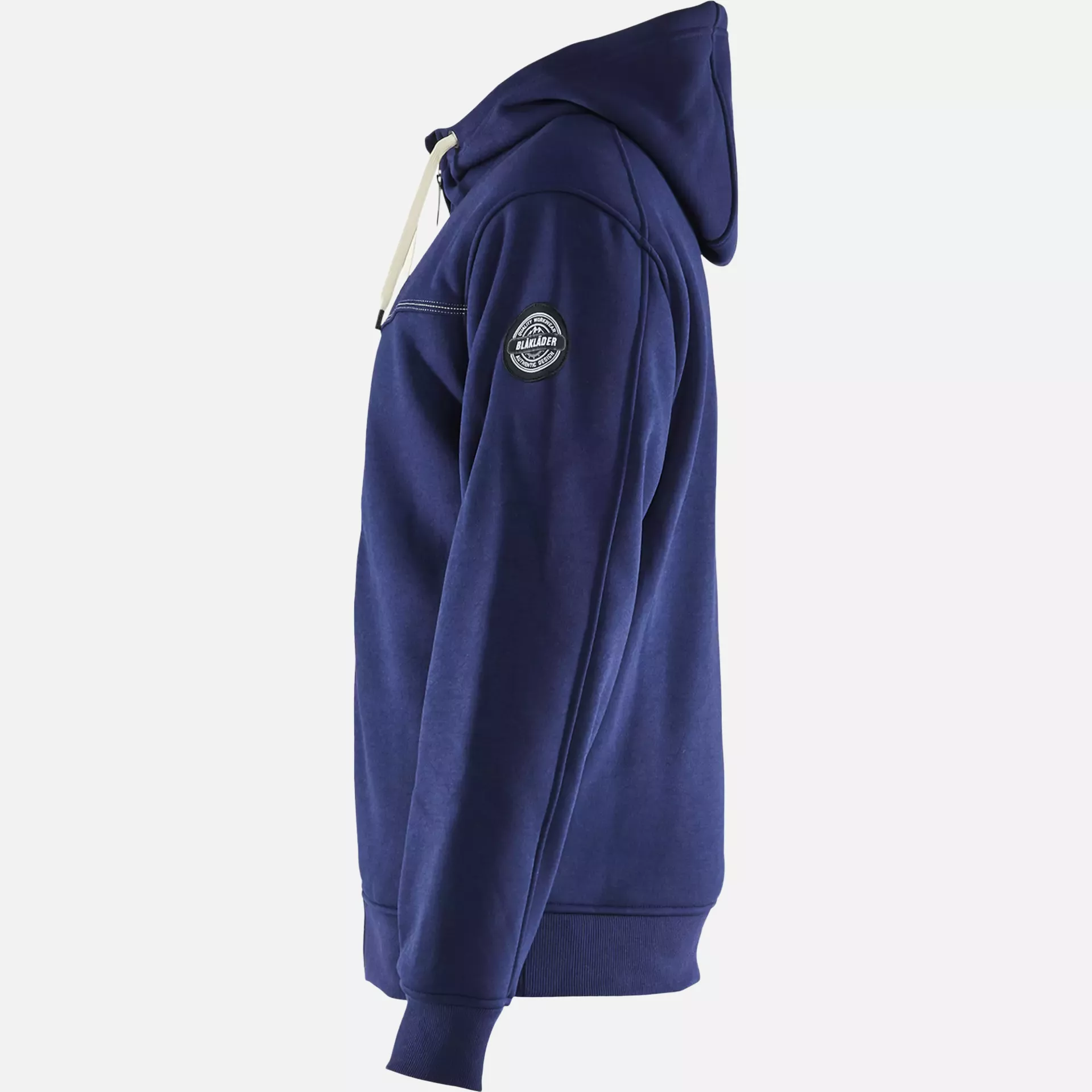 Blaklader 493325148900, Pile Lined Hooded Sweatshirt, Navy Blue, image 3