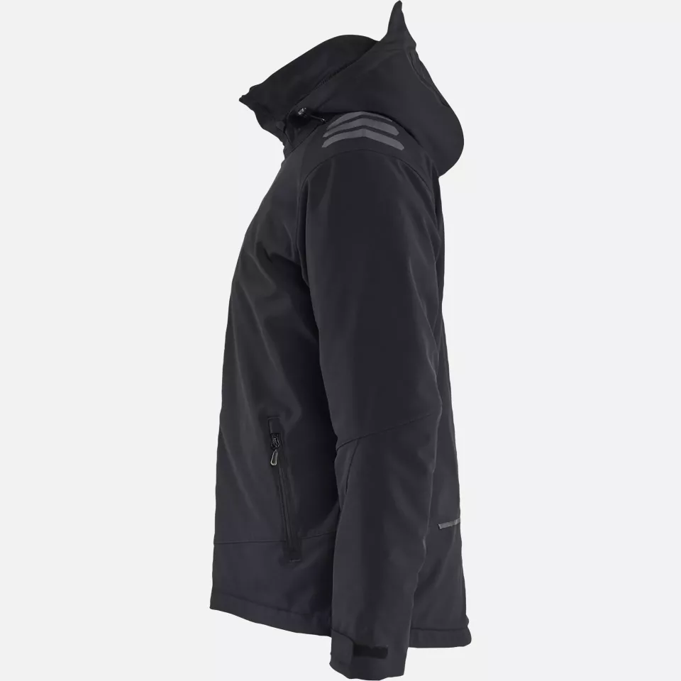 Blaklader 475025139999, Lightly Lined Softshell Winter Jacket, Black/Black, image 3, gallery thumbnail