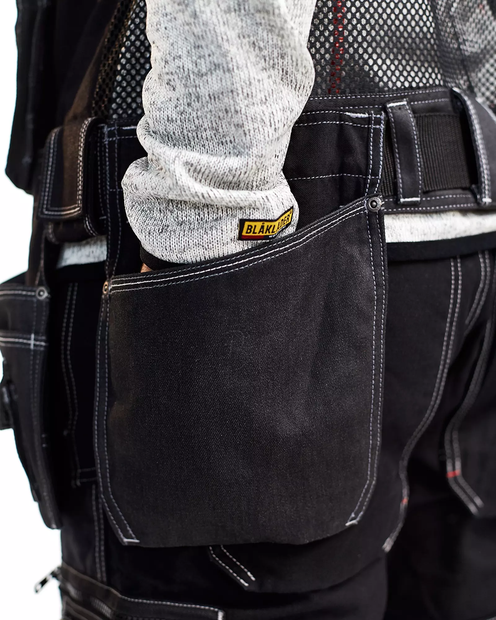 Blaklader 311913109900, X1900 Handwerker Weste, Schwarz, image 6