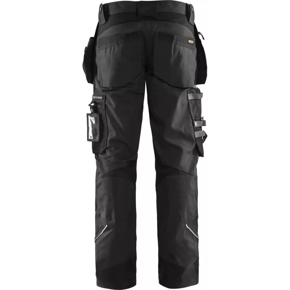Blåkläder 159013439899, Stretch Craftsman Work Pants, Dark Grey/Black, image 4, gallery thumbnail