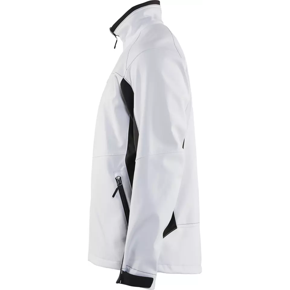 Blaklader 495025161098, Softshell Jacke, Weiß/Dunkelgrau, image 3, gallery thumbnail