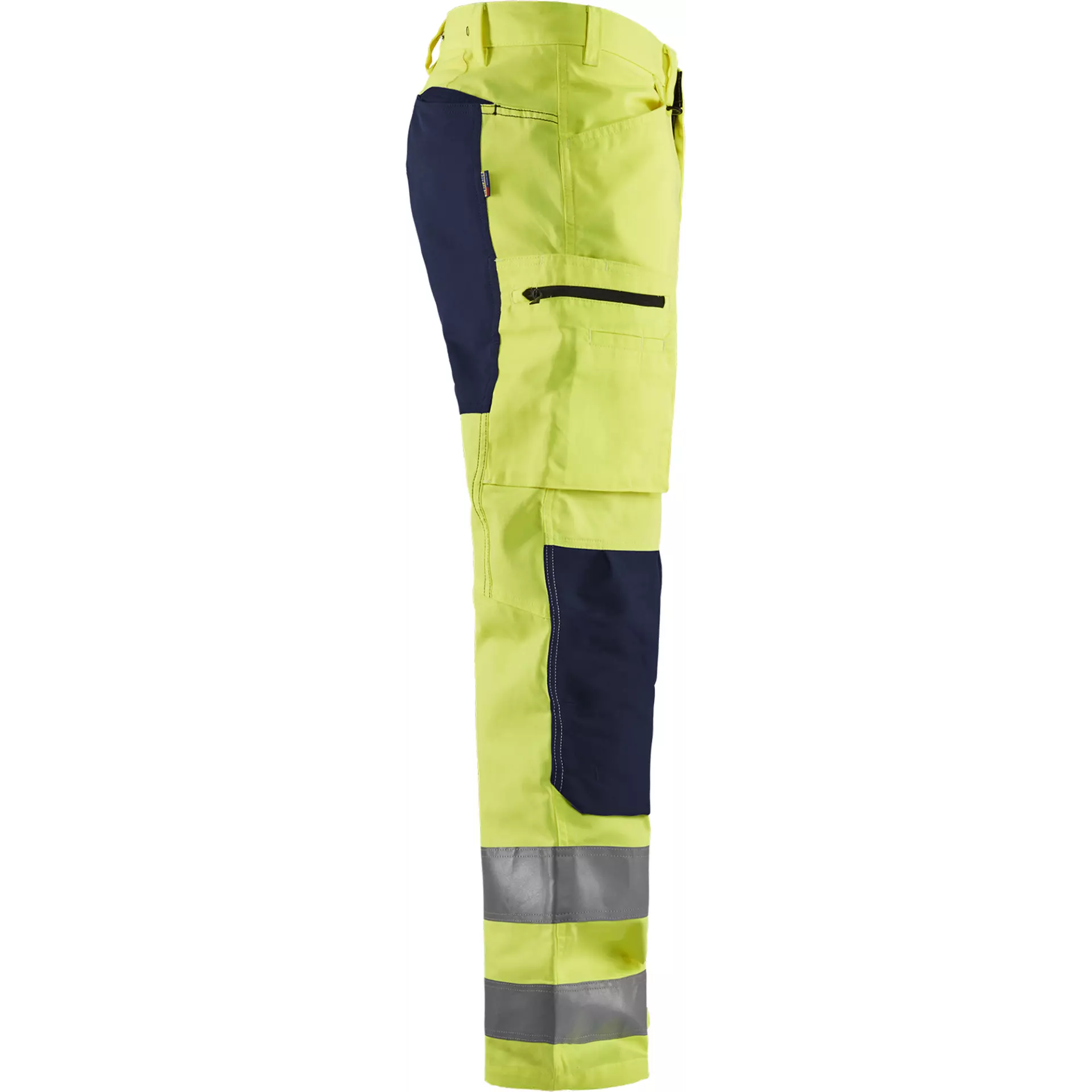 Blåkläder 158518113389, High Vis Stretch Work Pants, Yellow/Navy, image 2