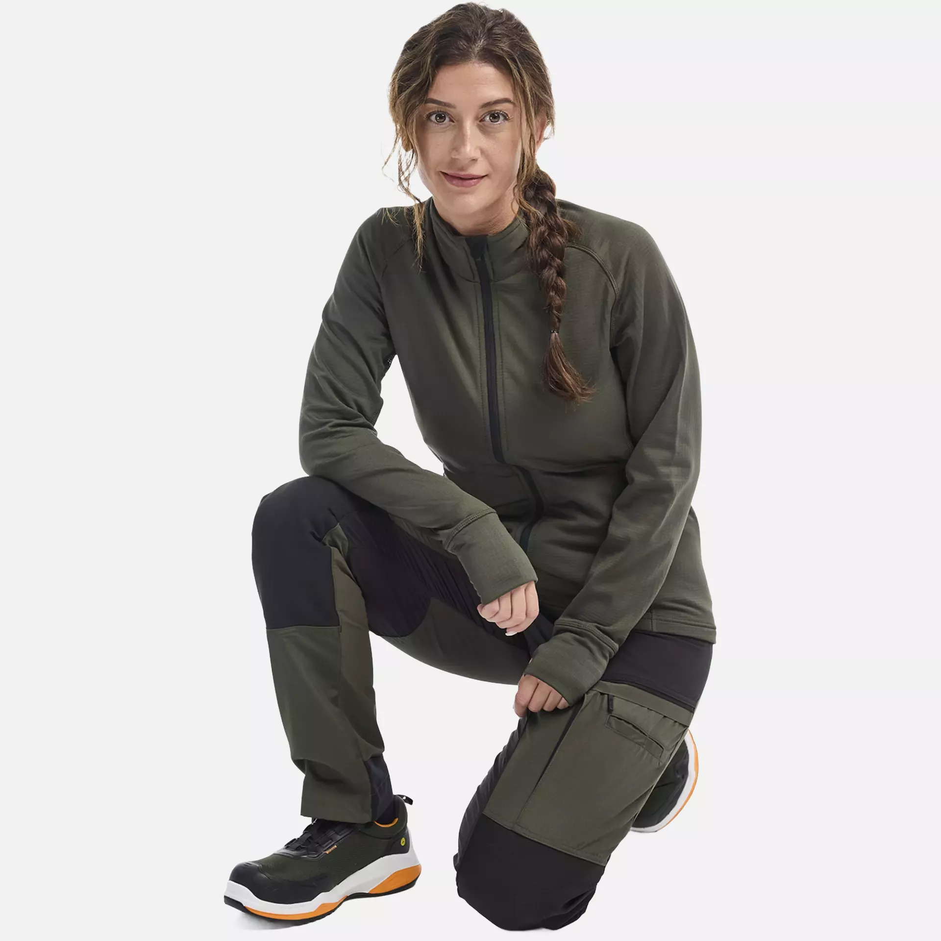 Blaklader 716618454298, Damen Stretch Servicehose, Waldgrün/Schwarz, image 6