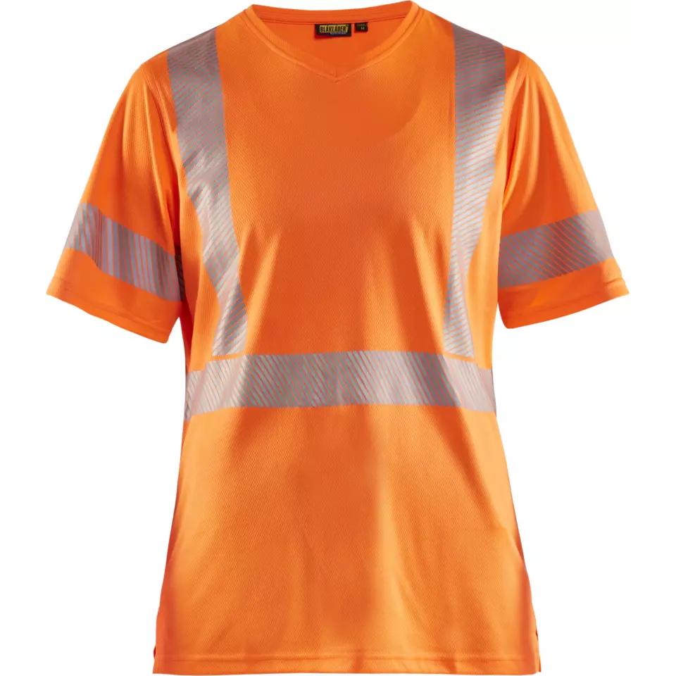 Blaklader 333610135300, High Vis Women's UV Protection T-Shirt, Orange, image 1, gallery thumbnail