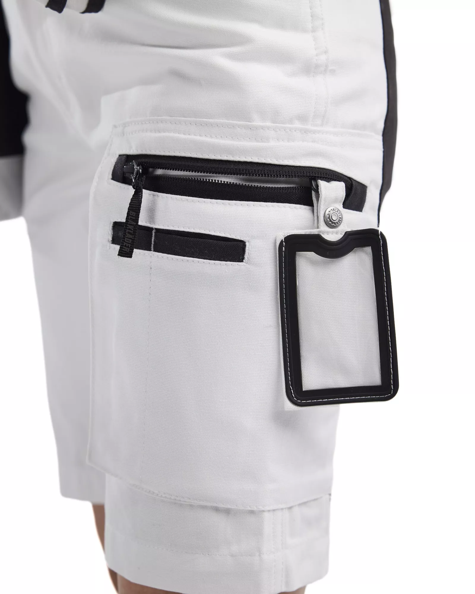 Blaklader 717110001099, X1900 Damen Stretch Maler Shorts, Weiß/Schwarz, image 6