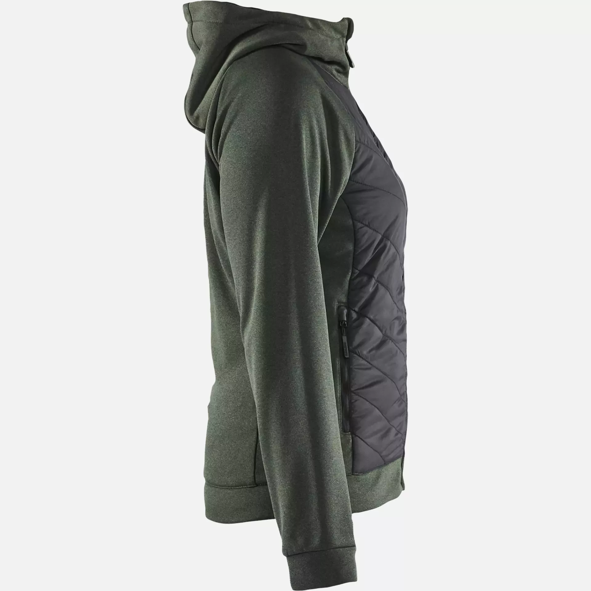 Blaklader 346425334199, Ladies Hybrid Sweatshirt, Autumn Green/Black, image 2
