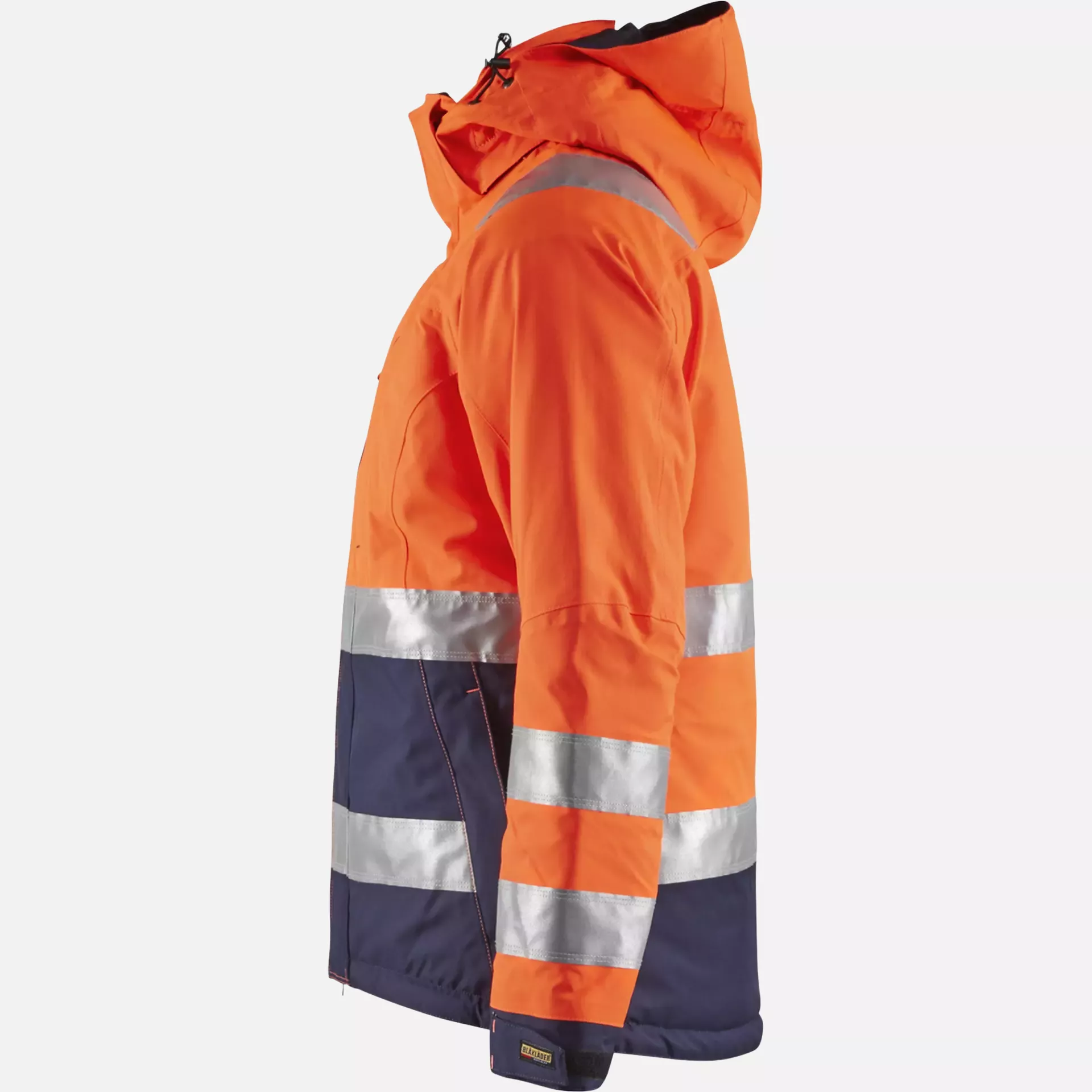 Blaklader 487219875389, High Vis Ladies Winter Jacket, Orange/Navy Blue, image 3