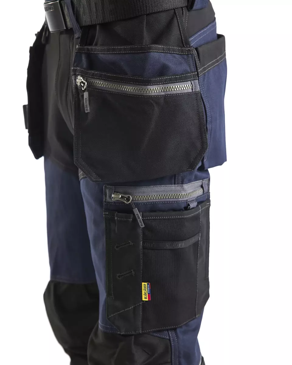 Blåkläder 159013438699, Stretch Craftsman Work Pants, Dark Navy/Black, image 9, gallery thumbnail