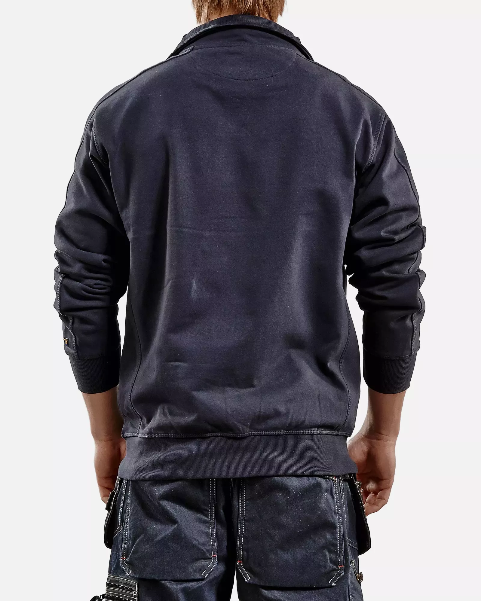 Blaklader 334910488600, Zip Sweatshirt, Dark Navy, image 5