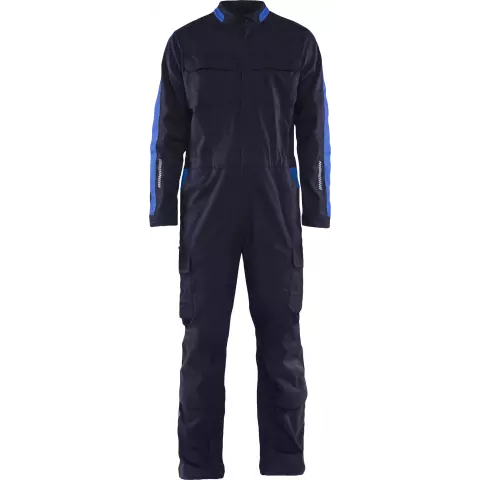 Blaklader Industrial Stretch Coverall, Navy/Royal Blue