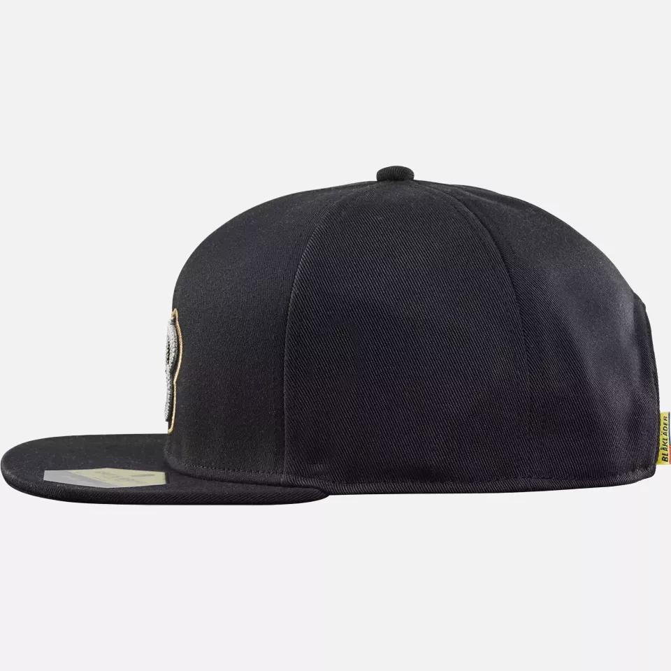 Blaklader 923311069900, Kids Flatbrim Cap, Black, image 3, gallery thumbnail