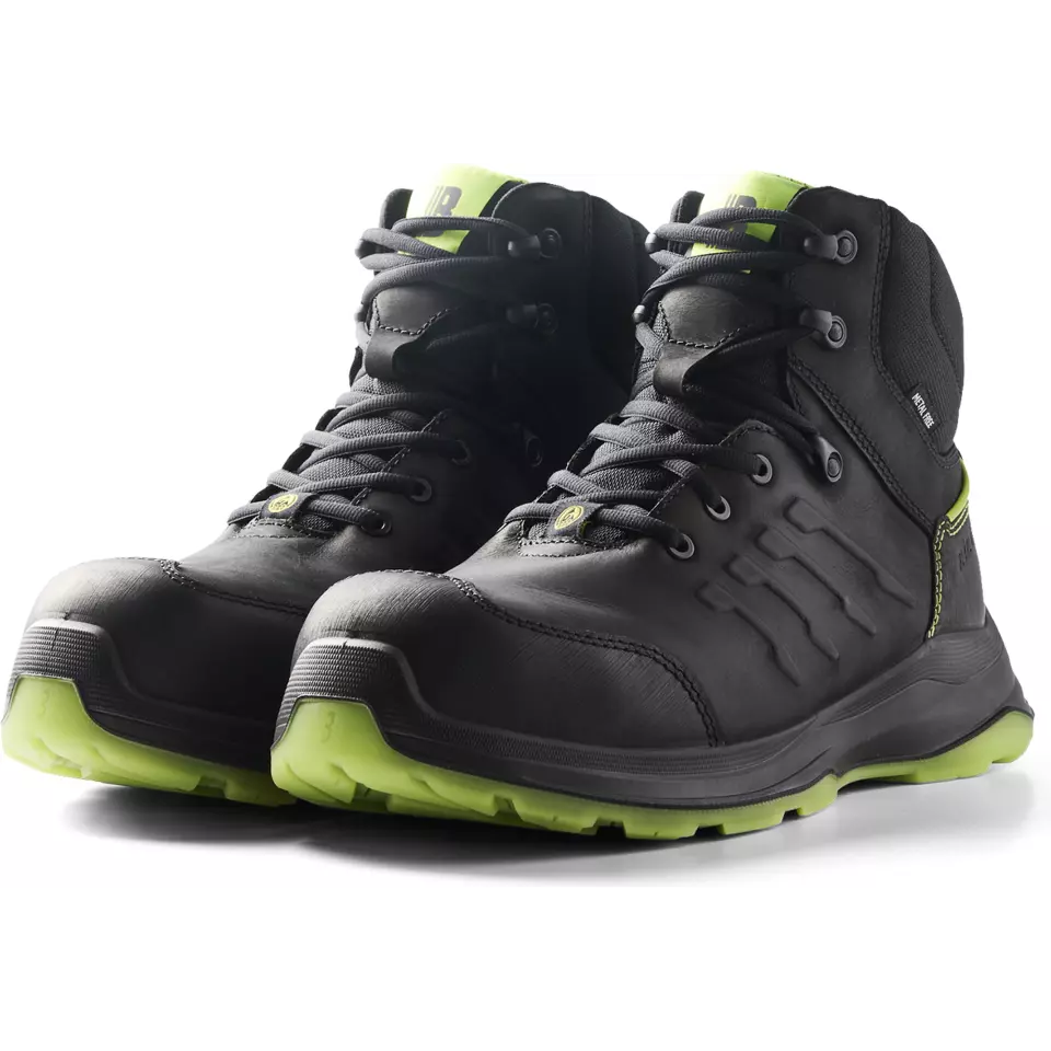 Blaklader 241300009943, SPRINTER Safety Shoe, Black/Lime Green, image 3, gallery thumbnail
