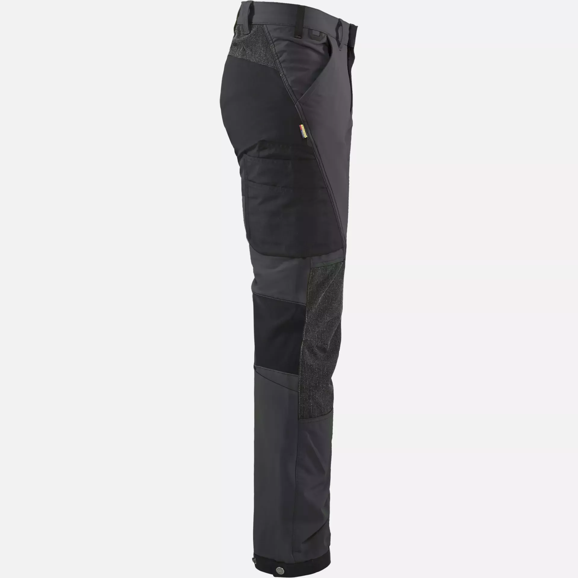 Blaklader 142216459699, 4-Way Service Stretch Work Trousers, Medium Grey/Black, image 2