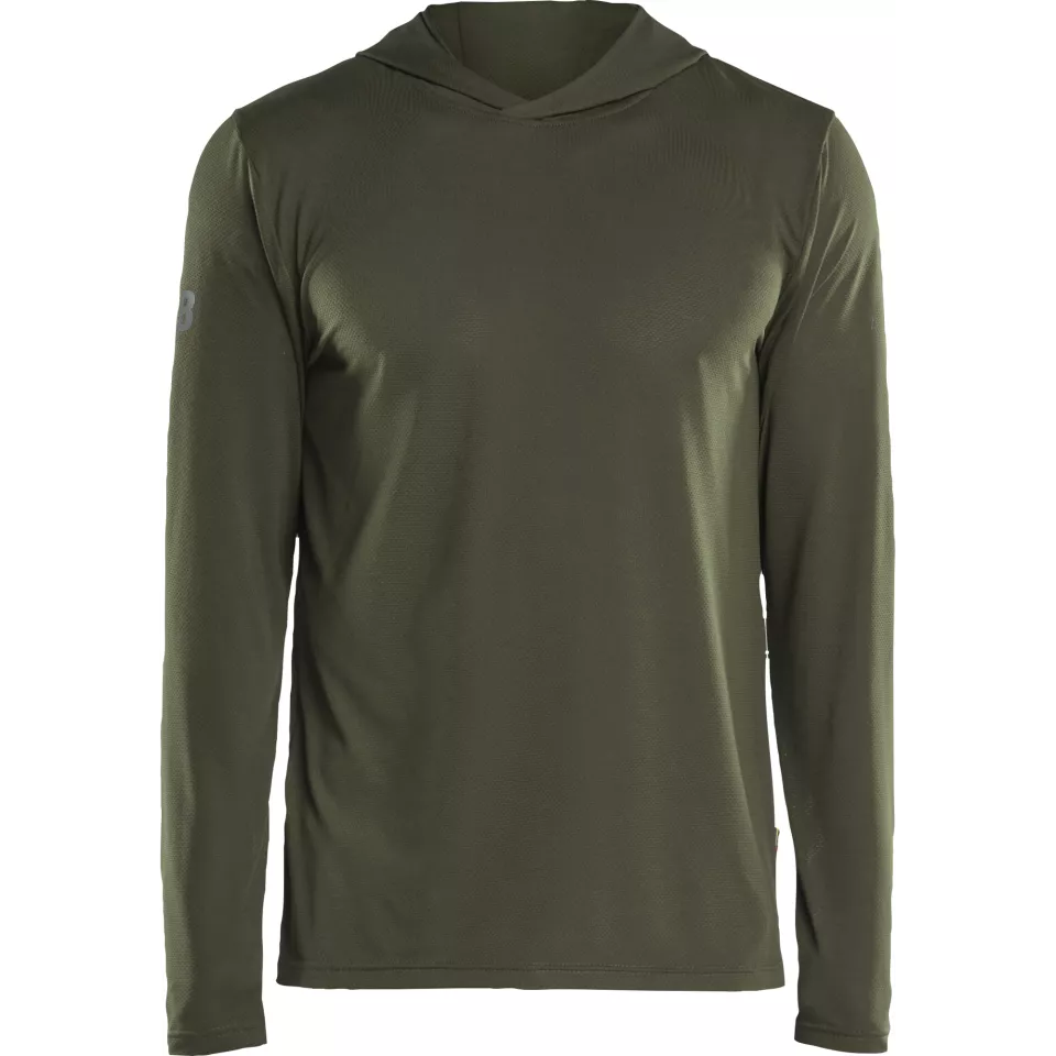 Blaklader 341711264209, Functional Hoodie with UV Protection, Forest Green