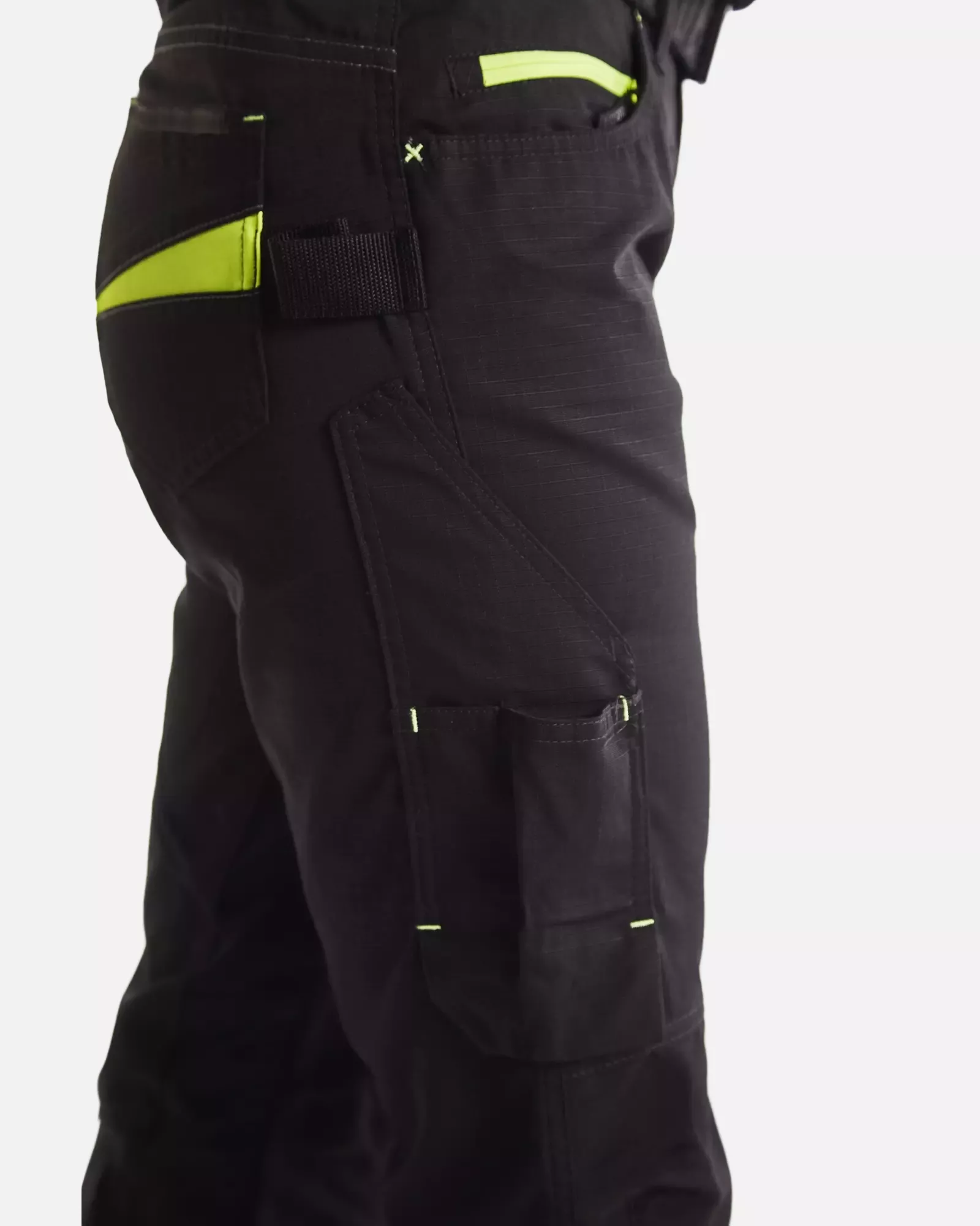 Blaklader 719513309933, Damen Stretch Arbeitshose, Schwarz/Gelb, image 14