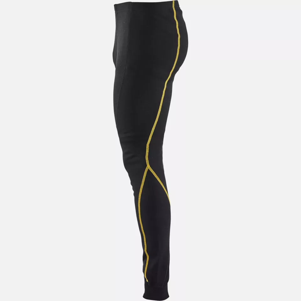 Blaklader 188910759900, Merino Wool Flame Retardant Long Johns, Black, image 3, gallery thumbnail