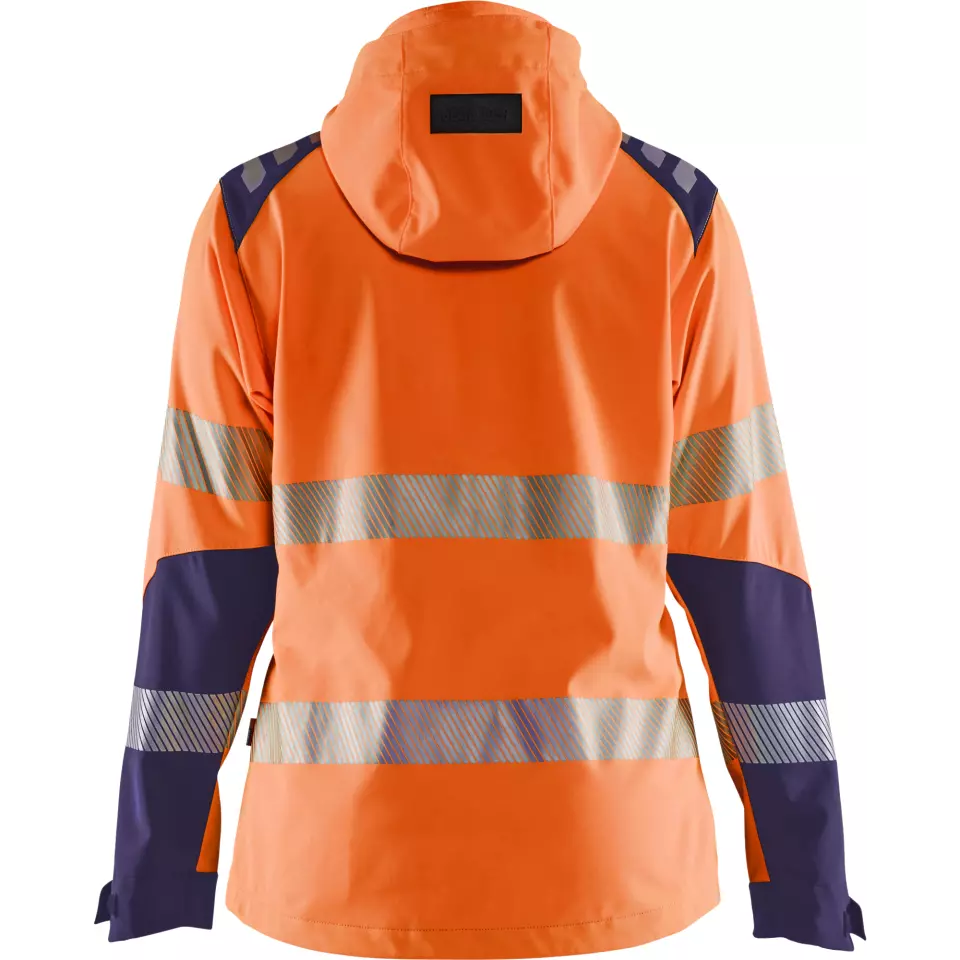 Blaklader 479125135389, High Vis Damen Softshell Jacke, Orange/Marineblau, image 4, gallery thumbnail