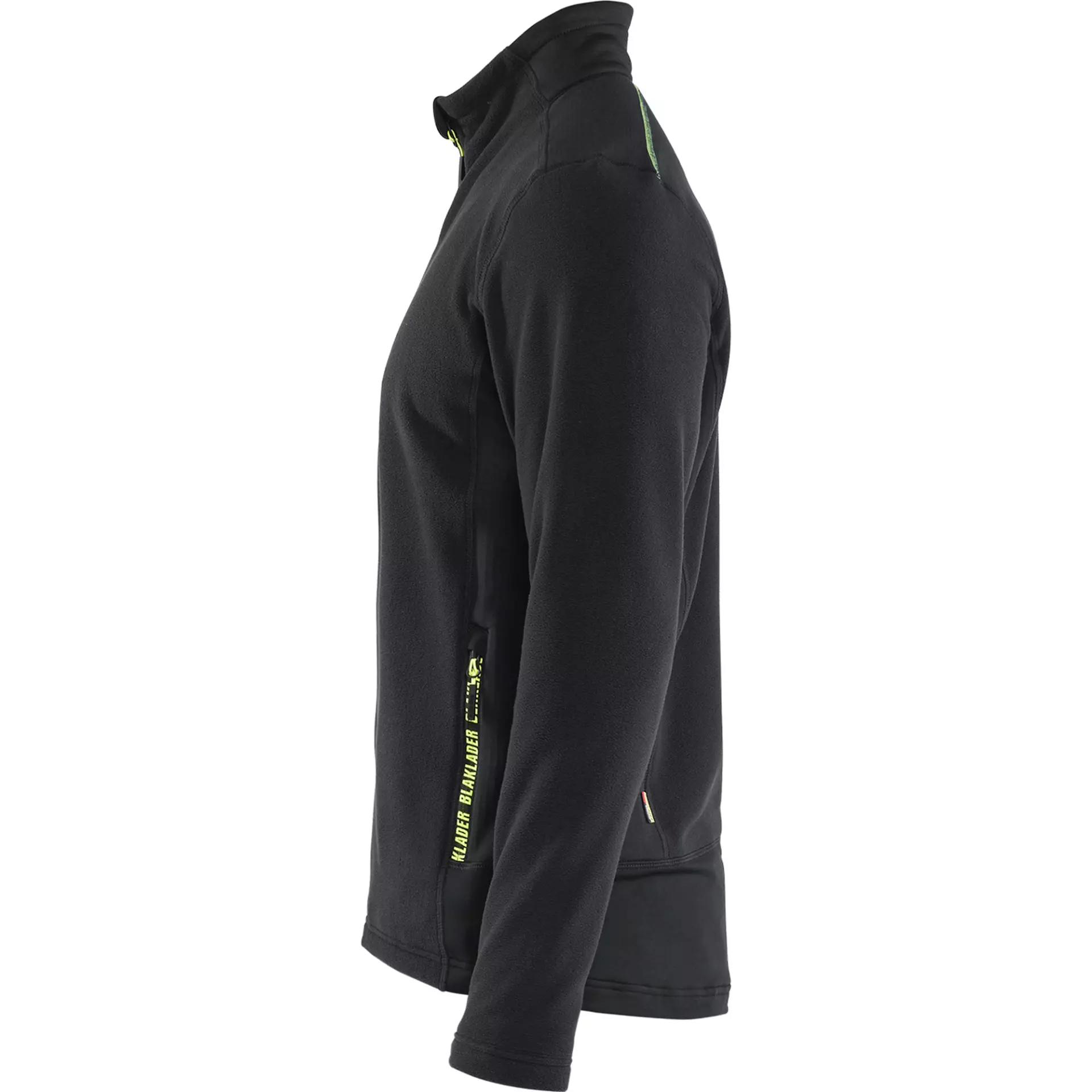 Blaklader 476510109933, Microfleece Jacke, Schwarz/Gelb, image 3