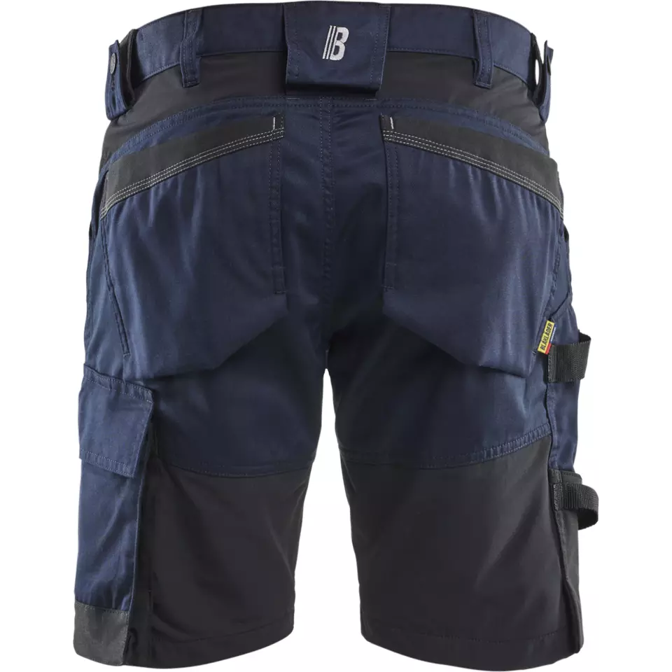 Blaklader 175318328600, Stretch Craftsman Shorts, Dark Navy, image 4, gallery thumbnail