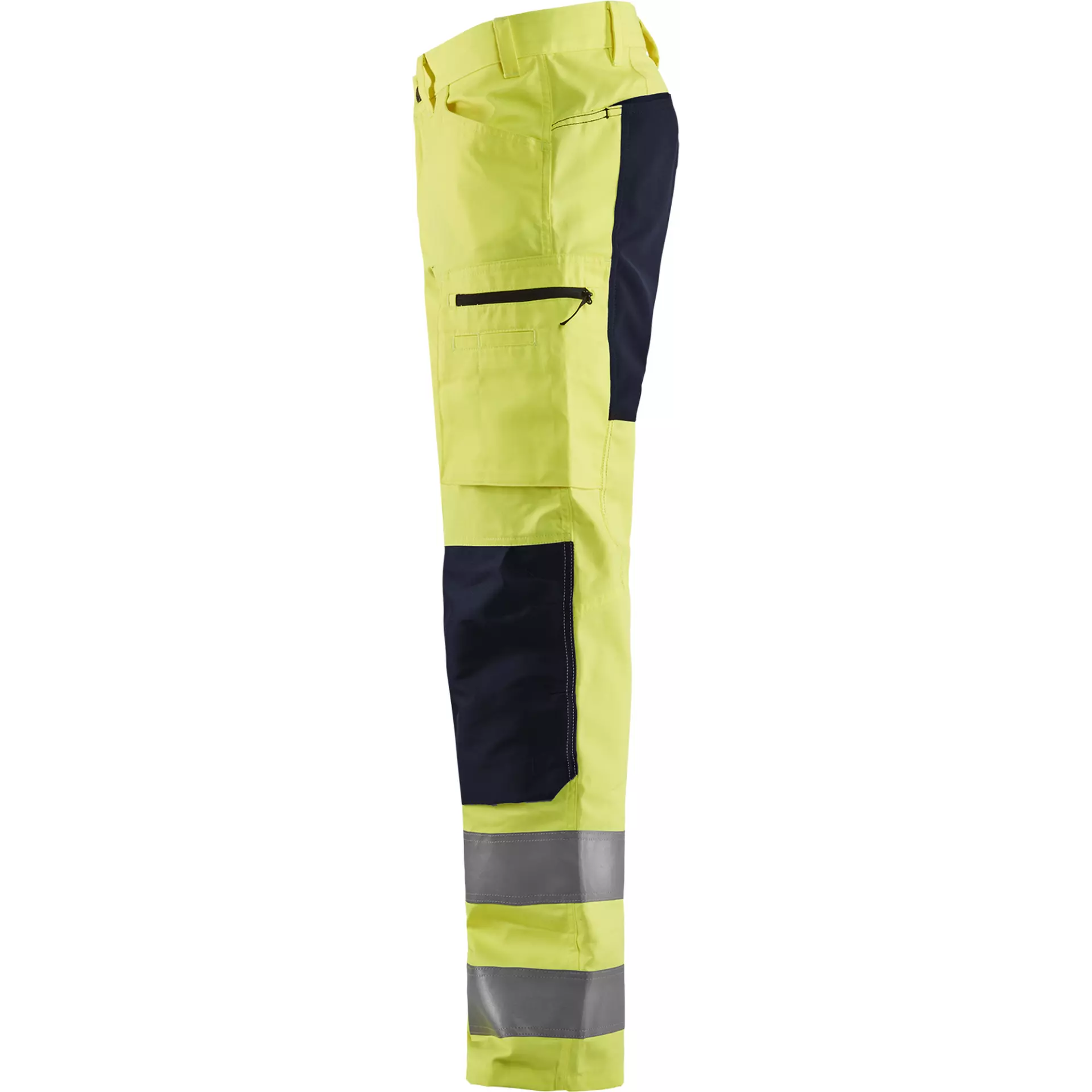 Blåkläder 158518113399, High Vis Stretch Work Pants, Yellow/Black, image 3