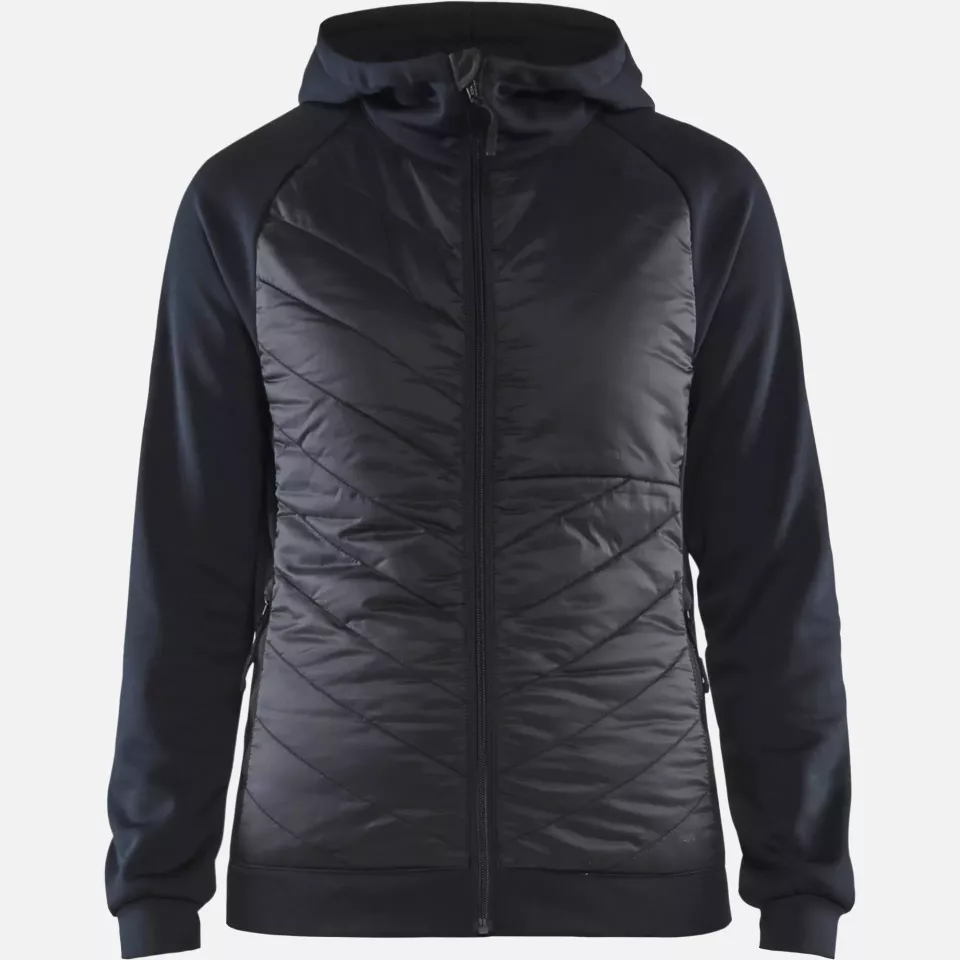 Blaklader 346425268699, Ladies Hybrid Sweatshirt, Dark Navy/Black, image 1, gallery thumbnail