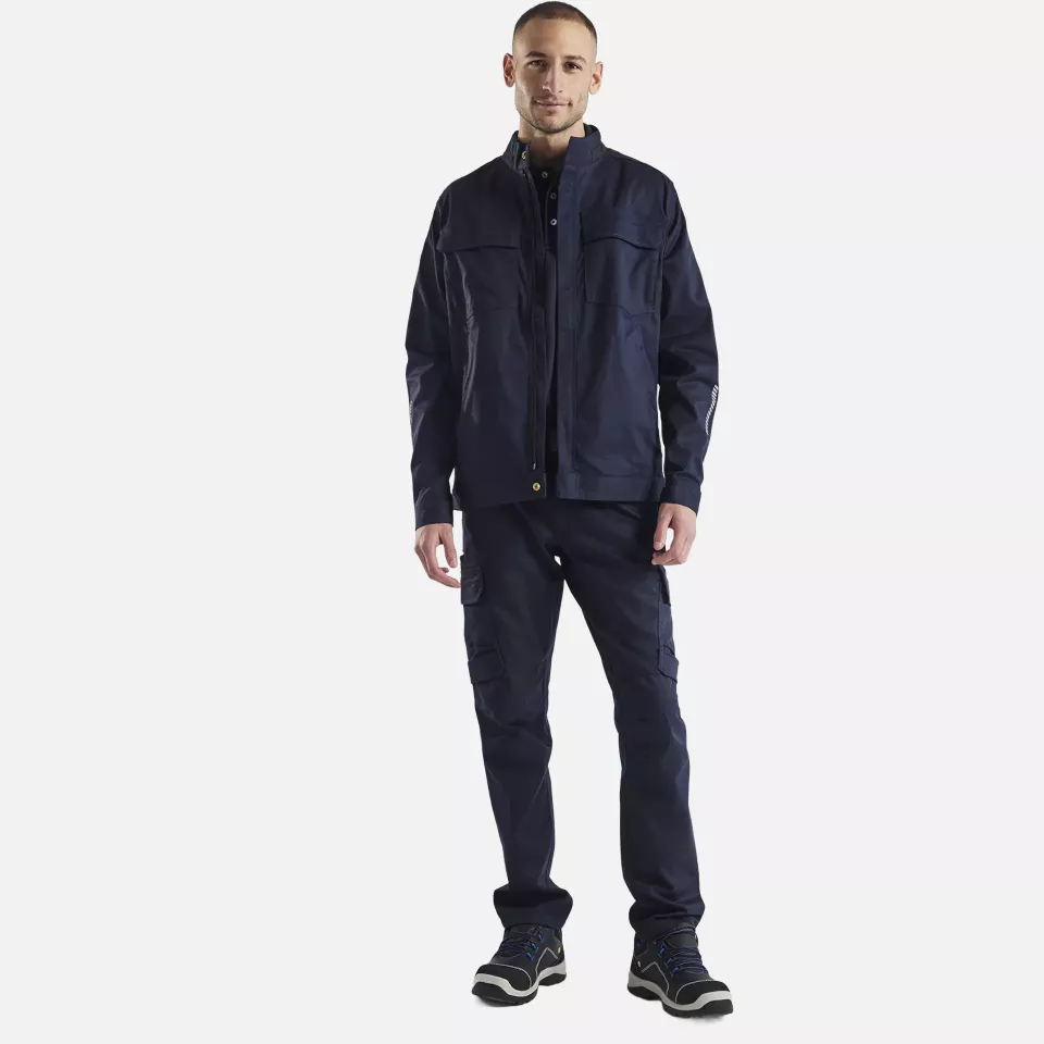 Blaklader 444418328699, Industry Stretch Jacket, Dark Navy/Black, image 5, gallery thumbnail