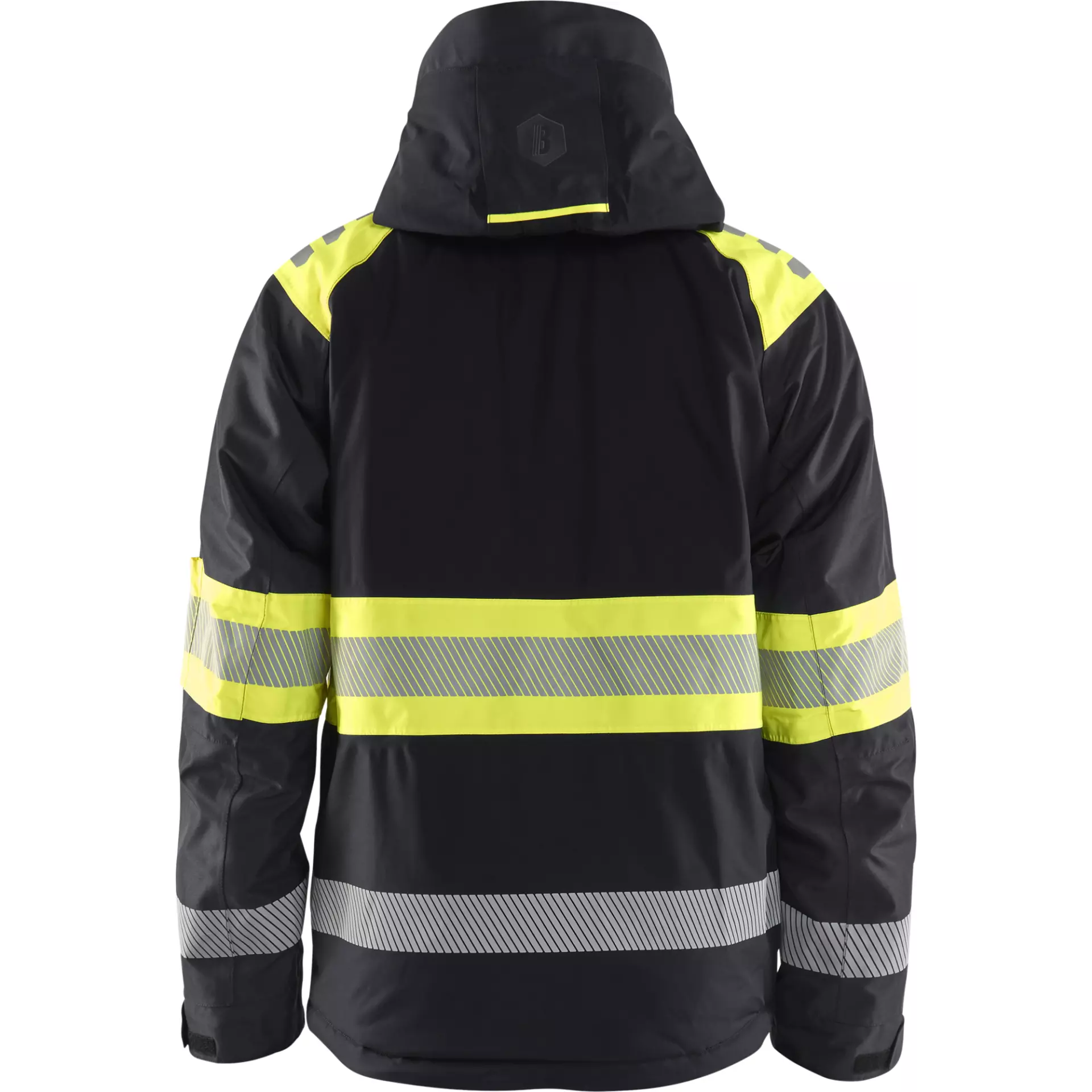 Blaklader 448019779933, High Vis Winterjacke, Schwarz/Gelb, image 4