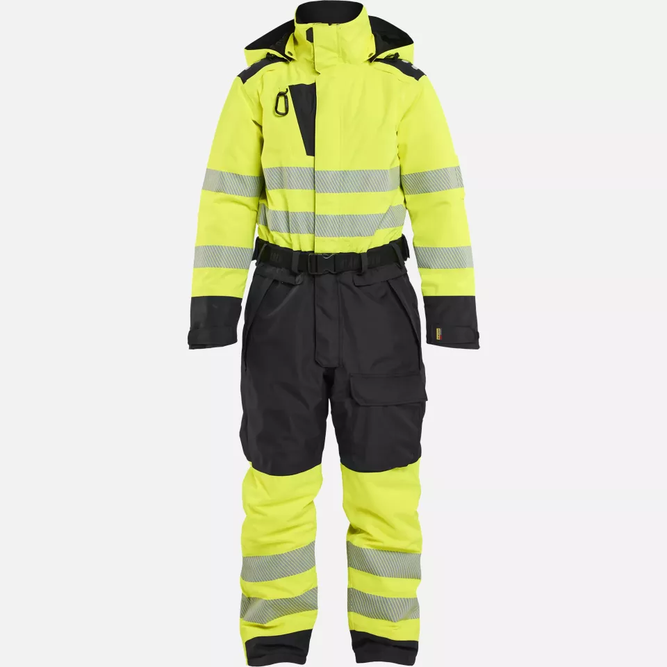 Blaklader 672619773399, Ladies High Vis Winter Coverall, High Vis Yellow/Black, image 1, gallery thumbnail