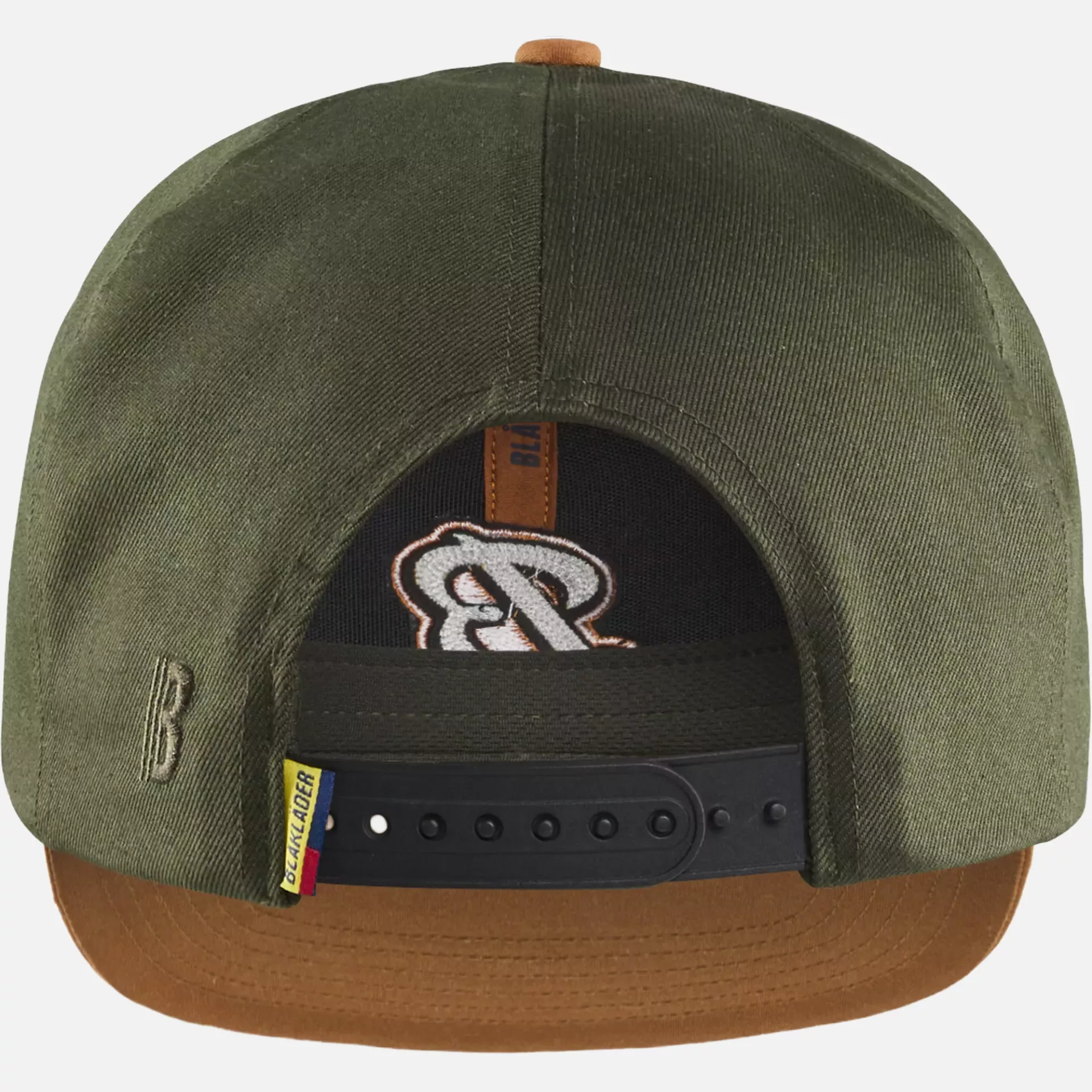 Blaklader 923211494042, Flatbrim Cap, Rust/Forest Green, image 4