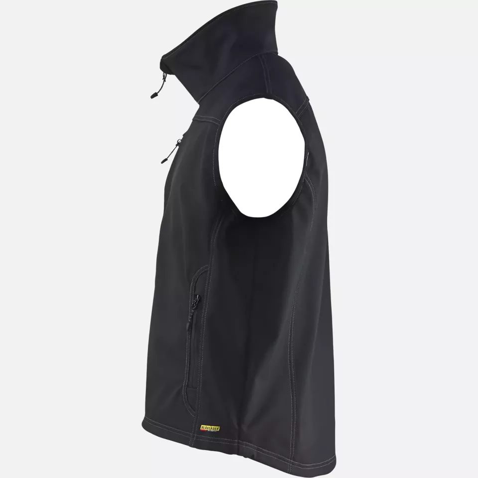 Blaklader 817025159900, Softshell Vest, Black, image 3, gallery thumbnail
