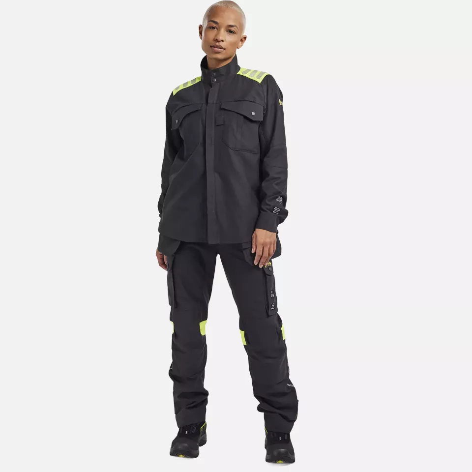 Blaklader 710815129933, Damen Handwerker Arbeitshose, Schwarz/Gelb, image 5, gallery thumbnail