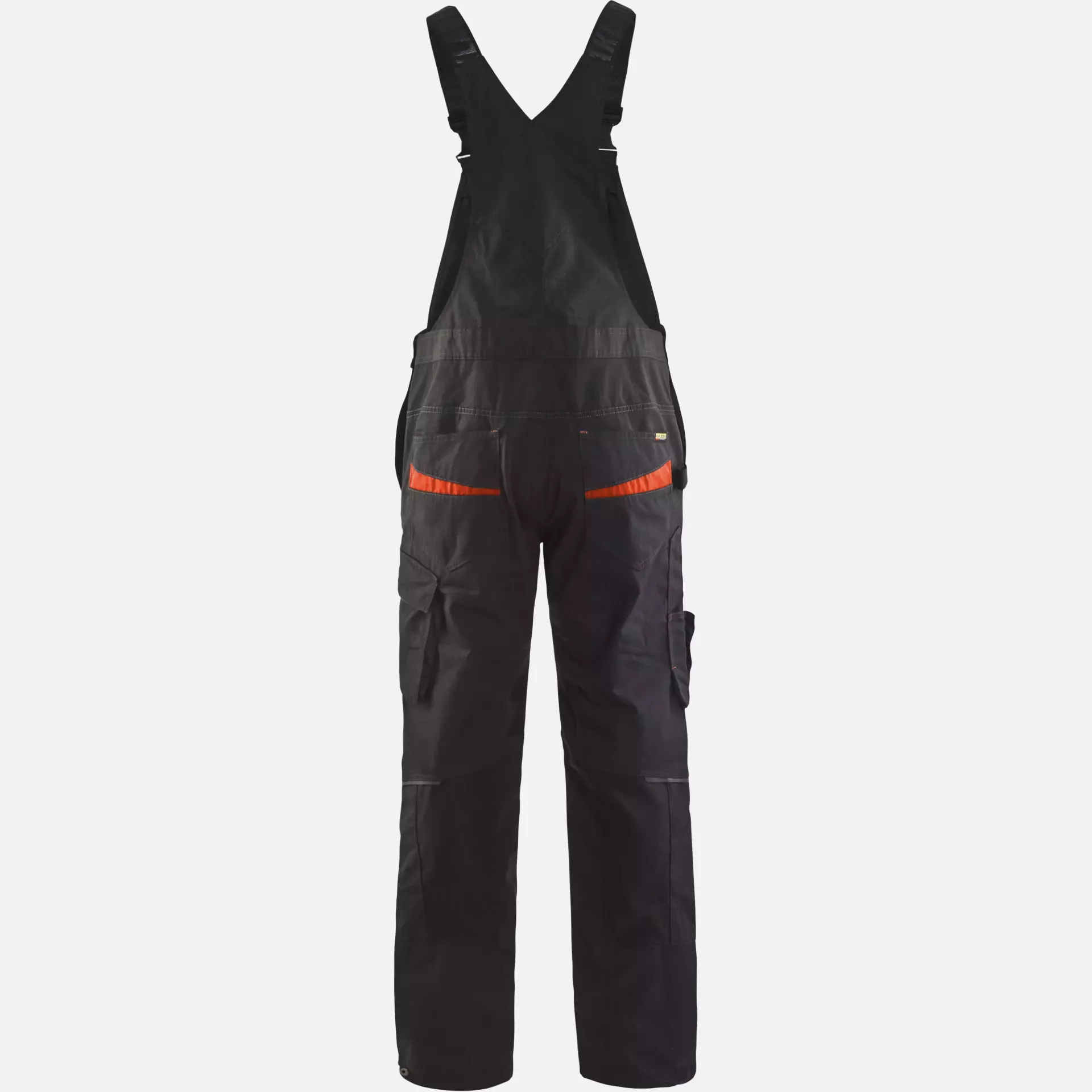 Blaklader 269513309956, Stretch Bib and Brace, Black/Red, image 3
